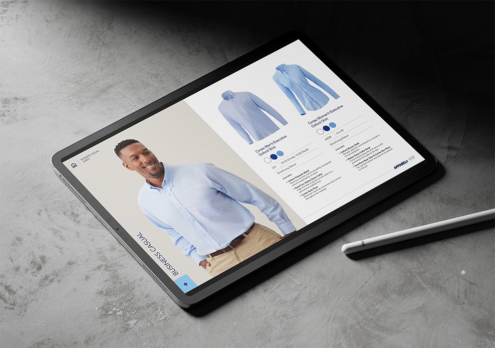 Apparel+ Business Casual spread