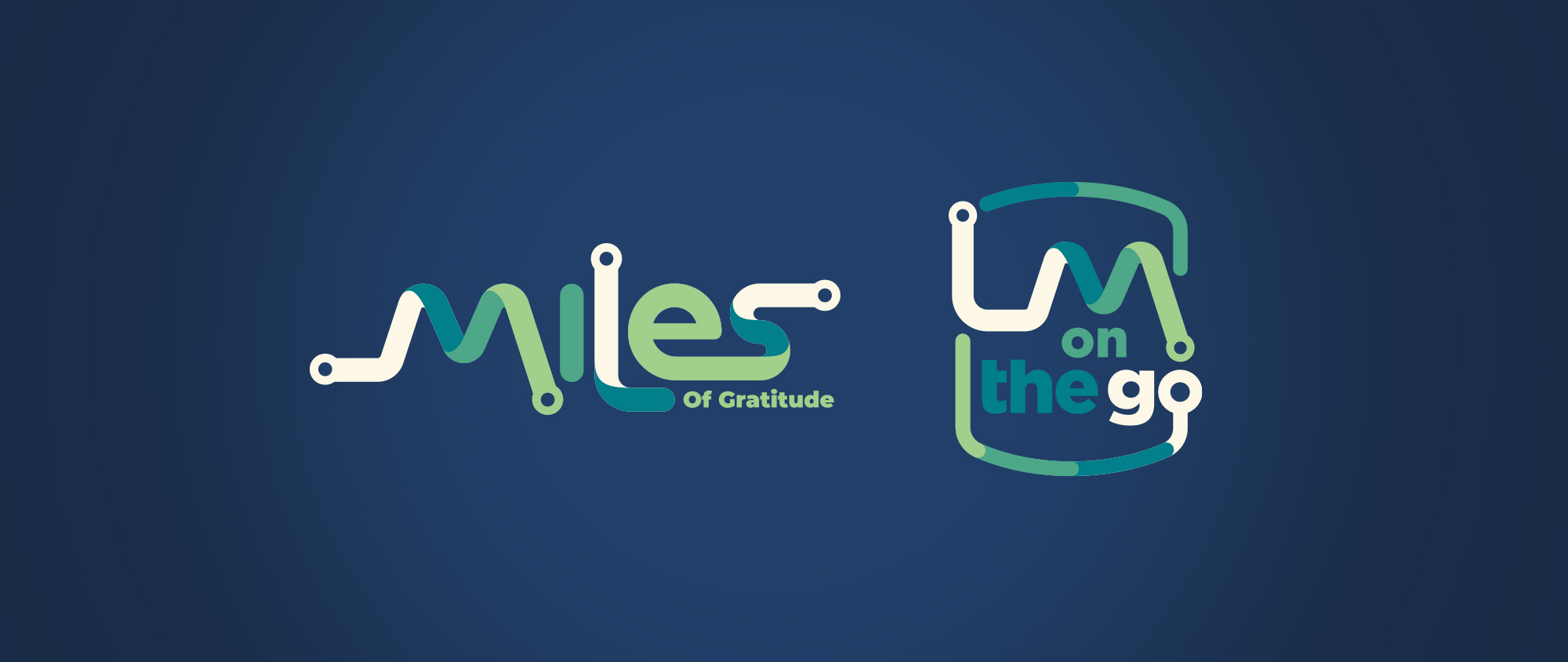 Miles of Gratitude and Last Mile On the Go logos